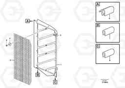 7352 Air intake cover L150E S/N 10002 - 11594, Volvo Construction Equipment