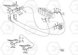 18973 Servo hydraulics, adjustable boom. X2 EW160B, Volvo Construction Equipment