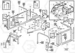 17132 Cowl frame EW180B, Volvo Construction Equipment