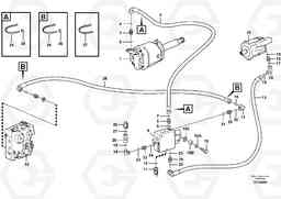 25392 Feed line, pump - central block L90E, Volvo Construction Equipment