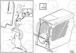 96419 Cable harness door MC70B S/N 71000 -, Volvo Construction Equipment