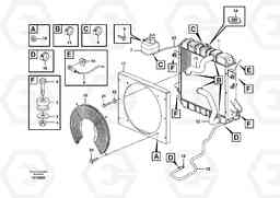 83906 Radiator mounting MC60B, Volvo Construction Equipment