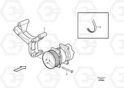 25710 Air-compressor with fitting parts L330E, Volvo Construction Equipment