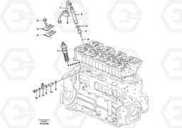 50974 Fuel lines, injectors L50E BRAZIL, S/N 71001 -, Volvo Construction Equipment