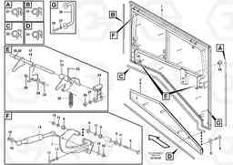 36953 Top plate, side hatches, rear L120E S/N 19804- SWE, 66001- USA, 71401-BRA, 54001-IRN, Volvo Construction Equipment