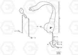 9720 Safety belt EC45 TYPE 284, Volvo Construction Equipment