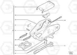 6400 Tool holder / hydraulic control EC45 TYPE 284, Volvo Construction Equipment