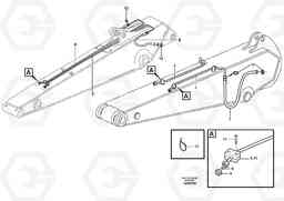 45797 Hydr. equipm. on dipper arm, X3 EW160B, Volvo Construction Equipment