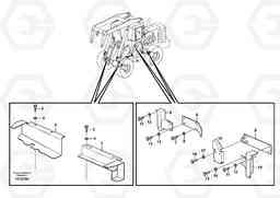 58945 Protection, brake pipes L180E HIGH-LIFT S/N 8002 - 9407, Volvo Construction Equipment