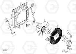 11072 Hydraulic system, oil cooler mount EC460B SER NO INT 11515- EU&NA 80001-, Volvo Construction Equipment