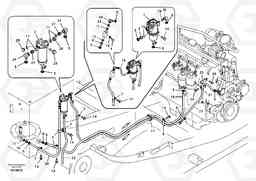 10176 Fuel pipe - Fuel tank EC210B, Volvo Construction Equipment