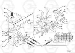 102418 Control levers : plastic pedal EC30 TYPE 282, Volvo Construction Equipment