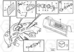 97603 Instrument panel. L180E HIGH-LIFT S/N 8002 - 9407, Volvo Construction Equipment