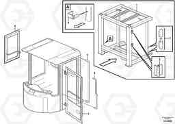 21704 Cab frame L180E HIGH-LIFT S/N 8002 - 9407, Volvo Construction Equipment