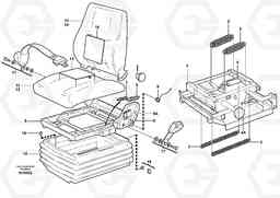 60520 Operator's seat, ISRI. L180D, Volvo Construction Equipment