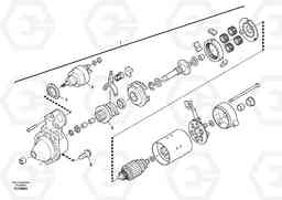 67263 Starter L20B TYPE 170 SER NO 0500 -, Volvo Construction Equipment