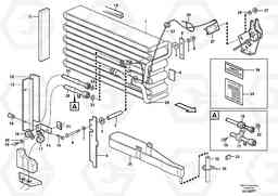 23530 Evaporator for cooling agent R134a with fitting parts. L180E S/N 8002 - 9407, Volvo Construction Equipment