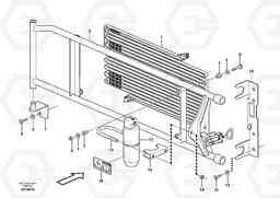 70847 Condenser with fitting parts. L180E S/N 8002 - 9407, Volvo Construction Equipment