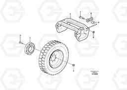 37879 Kit spacer wheel, and track kit MC80B S/N 71000 -, Volvo Construction Equipment