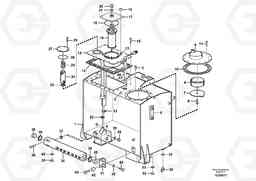 17419 Hydraulic oil tank L180E S/N 8002 - 9407, Volvo Construction Equipment