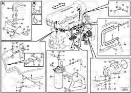 83444 Fuel pipes, fuel pump L150E S/N 8001 -, Volvo Construction Equipment