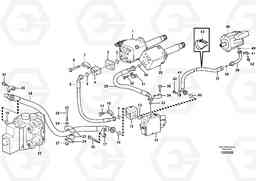 56550 Hydraulic system, feed line L110E S/N 2202- SWE, 61001- USA, 70401-BRA, Volvo Construction Equipment