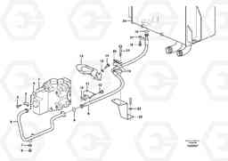 77617 Hydraulic system, return line L110E S/N 2202- SWE, 61001- USA, 70401-BRA, Volvo Construction Equipment