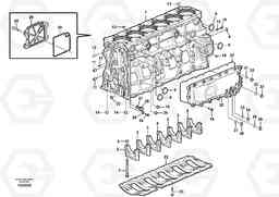 104001 Cylinder block EC700B, Volvo Construction Equipment