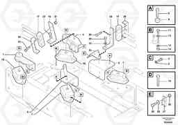 83899 Engine mounts EC45 TYPE 284, Volvo Construction Equipment