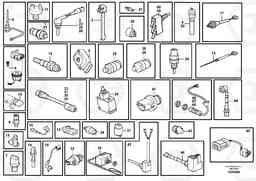 18194 Sensors, reference list L110E S/N 2202- SWE, 61001- USA, 70401-BRA, Volvo Construction Equipment