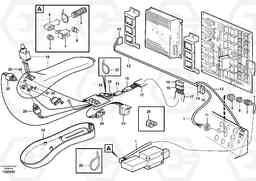 30873 Cable harness, CDC - steering. L120E S/N 19804- SWE, 66001- USA, 71401-BRA, 54001-IRN, Volvo Construction Equipment