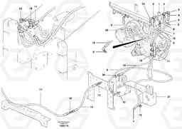 104626 Freewheeling Solenoid Hydraulic Circuit - AWD G900 MODELS S/N 39300 -, Volvo Construction Equipment