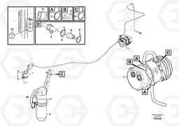 11768 Cable harness, compressor L120E S/N 19804- SWE, 66001- USA, 71401-BRA, 54001-IRN, Volvo Construction Equipment