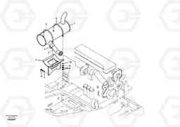 87388 Exhaust system EC360B SER NO INT 12152- EU&NA 80001-, Volvo Construction Equipment