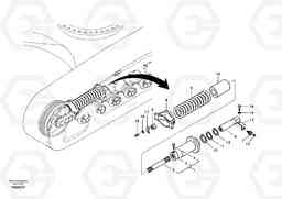 87461 Undercarriage, spring package EC360B SER NO INT 12152- EU&NA 80001-, Volvo Construction Equipment