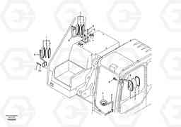 86634 Rear view mirror EC360B SER NO INT 12152- EU&NA 80001-, Volvo Construction Equipment