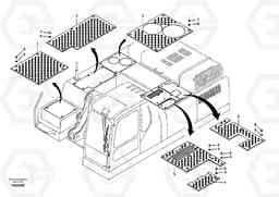 88616 Anti slip EC360B SER NO INT 12152- EU&NA 80001-, Volvo Construction Equipment