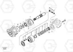 22130 Hydraulic system, oil cooling fan motor EC330B SER NO INT 10713- EU&NA 80001-, Volvo Construction Equipment