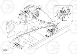 48063 Working hydraulic, quick fit on upper frame EC360B PRIME S/N 15001-/85001- 35001-, Volvo Construction Equipment