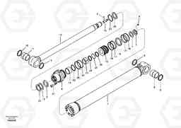 89555 Dipper arm cylinder EC330B SER NO INT 10713- EU&NA 80001-, Volvo Construction Equipment