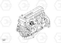 104861 Alternator with assembling details EC360B SER NO INT 12152- EU&NA 80001-, Volvo Construction Equipment