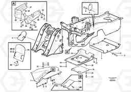 62923 Protecting plates L180E S/N 5004 - 7398 S/N 62501 - 62543 USA, Volvo Construction Equipment