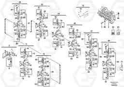 95366 Control valve : 8 spools EC30 TYPE 282, Volvo Construction Equipment