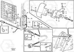 63766 Cable Harness, return to dig L110E S/N 2202- SWE, 61001- USA, 70401-BRA, Volvo Construction Equipment