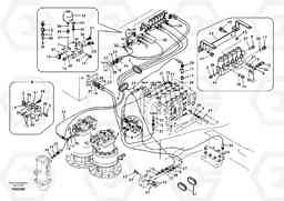 99496 Servo system, control valve to solenoid valve EC460B SER NO INT 11515- EU&NA 80001-, Volvo Construction Equipment