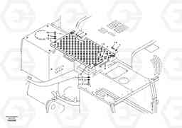 13438 Cover, control valve EC460B SER NO INT 11515- EU&NA 80001-, Volvo Construction Equipment