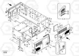 81272 Door, side EC460B SER NO INT 11515- EU&NA 80001-, Volvo Construction Equipment