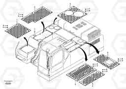 46964 Anti slip EC460B SER NO INT 11515- EU&NA 80001-, Volvo Construction Equipment