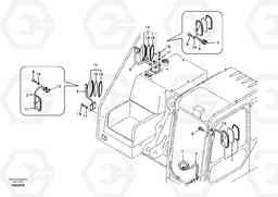 77473 Rear view mirror EC135B SER NO 20001-, Volvo Construction Equipment