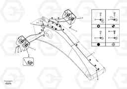 21007 Working lamp on boom EC700B, Volvo Construction Equipment